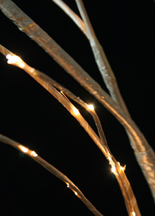 Fiber Optic Decorative Twig Tree Gold - 36 Inches - additional view